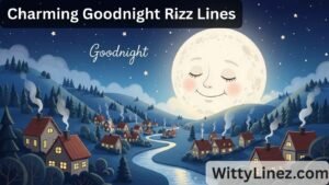 Read more about the article 85 Charming Goodnight Rizz Lines & Pick Up Lines to End Your Day Right